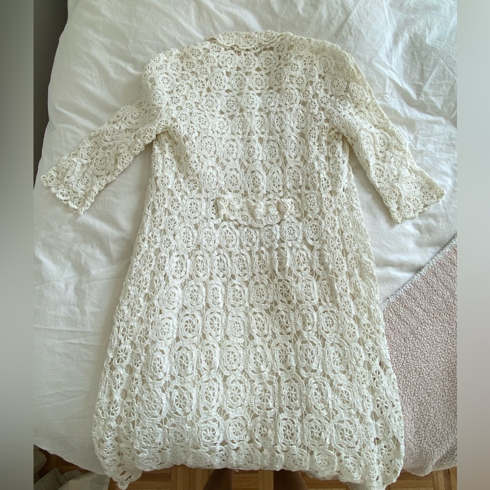 Vintage Italian Crochet 2 Piece dress and coat - Picture 2 of 9